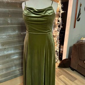 Velvet Sheath long dress